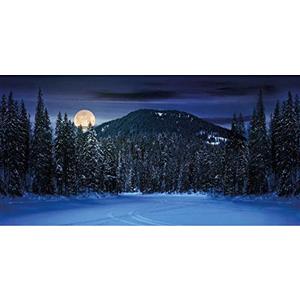 MYVILLAGE Sfondo Poster Montagne di Notte 150X75CM MYP18 PRESEPE