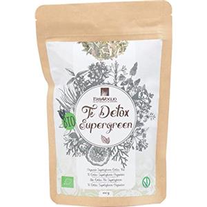 Erbavoglio Tè Detox Supergreen Bio - 100 g - Tè e tisane biologico - Bevanda detox agrumata che aiuta a depurare, drenare e rinnovare l'equilibrio corporeo.
