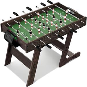 SereneLife Tavola da Calcio Balilla, Calcio Balilla Professionale per Casa e Pieghevole da Esterno, Design Moderno e Robusto