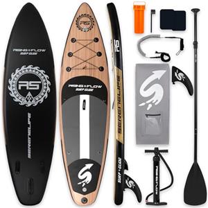 SereneLife Stand up Paddle Board Gonfiabile: Spessa 15,24 cm, Accessori Premium e Borsa, Ampia Stabilità, Controllo della Surf, Deck Antiscivolo, Tavola SUP per Adulti e Giovani