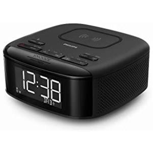 Philips R7705/10 Radiosveglia DAB+/FM, Bluetooth, Allarme Doppio, Spegnimento Automatico, Sincronizzazione Automatica Dell'orario, Batteria Tampone, Caricatore Telefono Wireless