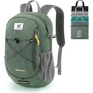 SKYSPER Zaino Leggero Pieghevole 20L, Zainetto Piccolo Uomo Donna con Cintura Pettorale Zaino da Hiking per Viaggio Escursione