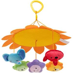 Generico Giostrina per culla per bambini - Decorazione da appendere per la cameretta per la stimolazione | Tessuto in feltro con cornice a cerchio in legno, set di ornamenti morbidi sospesi, accessorio per att