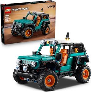 LEGO Technic SUV Jeep Wrangler Rubicon Giocattolo - Modello di Macchina Fuoristrada con Motore V6, Sterzo e Sospensioni - Idea Regalo STEM di Compleanno per Ragazzi da 10 Anni in su - 42227
