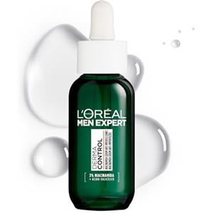 L'Oreal Paris L'ORÉAL Paris Men Expert Derma Control Siero Anti-Imperfezioni Con Niacinamide E Acido Salicilico, per Uomo con Pelle Grassa e Tendenza Acneica. Riduce macchie e segni Post Acne