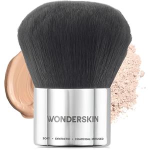 Wonderskin Kabuki Brush - Pennello Per Bronzer Dalla Parte Superiore Rotonda Per Viso E Corpo - Setole Ultra Morbide Per Fondotinta Liquido, Pressato, Sciolto O Trucco In Polvere Fissante