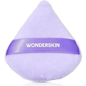 Wonderskin FYP Powder Puff - Piumino Triangolare per Cipria Viso, Piumino di Velluto Morbido per Cipria Libera o Compatta