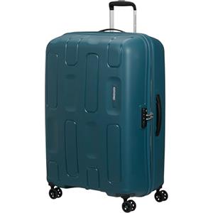 American Tourister Ellipso Trolley da stiva, 79 cm | Verde Petrolio, trolley rigido, 79H x 54W x 33D cm, 104 L, 3.8 kg, con lucchetto TSA e ruote girevoli scorrevoli