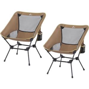 Sportneer Sedie da campeggio, leggere per esterni, con 2 tasche laterali e borsa portaoggetti, sedie pieghevoli e portatili, per campeggio, escursionismo, prato, picnic, spiaggia, viaggi all'aperto