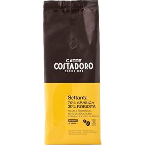 CAFFE' COSTADORO Costadoro Caffè in Grani, Qualità Superiore Made in Italy (Settanta, 70% Arabica 30% Robusta, Confezione da 1kg)