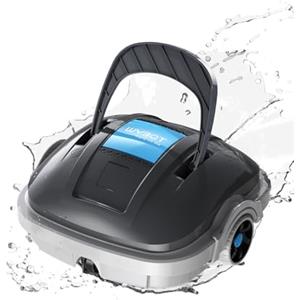 WYBOT Osprey 200 Max Robot Piscina Fuori Terra,Robot Pulitore Piscina Senza Fili,Parcheggio Automatico,Autonomia 100 Min,Doppi Motori,Filtrazione da 180 µm,per Piscine Fino a 80 m²(Grigio Scuro)