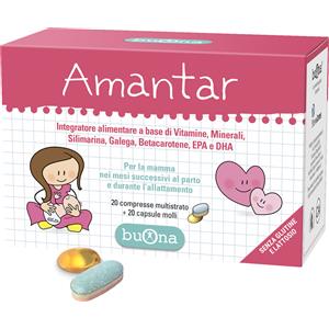 BUONA SpA SOCIETA' BENEFIT AMANTAR 20 COMPRESSE DA 1,6 G + 20 CAPSULE DA 0,637 G