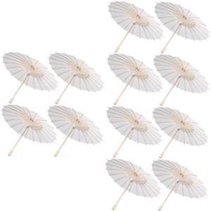 BESPORTBLE 12 Pezzi Ombrelli in Parasole Decorativo Matrimonio e Feste Ombrellini Cinesi per DIY e Adulti Accessorio per Decorazioni e Cosplay