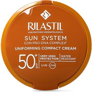 Rilastil Fondotinta Compatto Bronze SPF 50 - Protezione Solare e Copertura Imperfezioni 10 ml