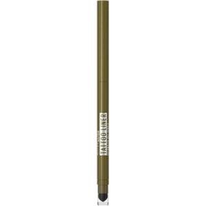 Maybelline New York Matita Occhi in Gel Sfumabile, Effetto Smokey Eyes, Tenuta Fino a 36H, Formula Waterproof a Prova di Sbavature, Tattoo Liner Automatic Gel Pencil, Tonalità: Emerald Energy