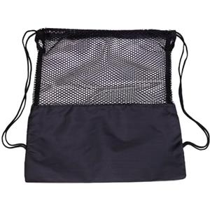 Generico Borsa monoball in rete per basket, calcio e pallavolo, sacca portatile per il trasporto dei palloni con coulisse, adatta a pallone da calcio, da basket, da football americano, da pallavolo e da rugby