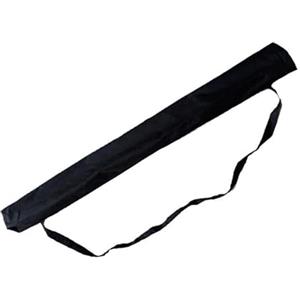 lemgyiamz Porta Canne da Pesca in Tela, Borsa da Pesca 130x13cm per 2-3 Canne, Sacca Porta Canne da Pesca Pieghevole con Tracolla Regolabile, Nero