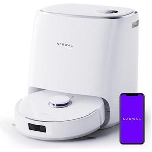 Narwal Robot aspirapolvere con funzione di pulizia Narwal Freo X Ultra, potenza di aspirazione 8200 Pa, capacità 1 L, docking station all-in-one