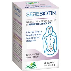 A.V.D. REFORM Srl Serebiotin 20 Capsule Integratore di Biotina per Capelli Unghie e Pelle