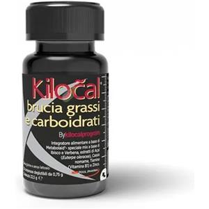 POOL PHARMA SRL Kilocal Brucia Grassi e Carboidrati Integratore Controllo Peso 30 Compresse - Kilocal