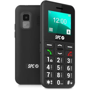 SPC Fortune 2 Pocket Edition - Telefono Cellulare GSM per Anziani con Tasti e Numeri Grandi, Pulsante SOS, Volume Alto, Campanello Intelligente e Configurazione Remota, Nero