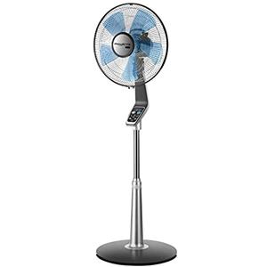 Rowenta VU5670 Turbo Silence Extreme Piantana Elettronica, Telecomando, 40 cm, Nero/Grigio
