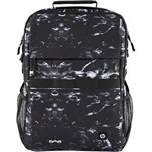 HP Campus 20L XL, Zaino per Notebook da 16.1", Creato con Materiale Riciclato, Scomparto Dedicato per Computer e Tablet, Tasche Interne Imbottite, Due Tasche Laterali, Impermeabile, Marmorizzato