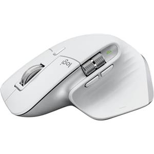 Logitech MX Master 3S - Mouse Wireless ad Alte Prestazioni | Scorrimento Ultraveloce, Ergo, 8K DPI, Tracciamento su Vetro, Clic Silenziosi, USB-C, Bluetooth, Win/Lin/Chr - Grigio chiaro