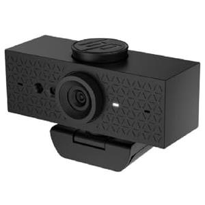 HP 620 Webcam FHD 1080p, Messa a Fuoco Automatica, Zoom Digitale, Rotazione a 360°, Campo Visivo Regolabile, Correzione Automatica Colore e Sfondo, Compatibile con Zoom, Coperchio Privacy, Nera