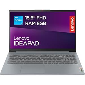 Lenovo IdeaPad Slim 3 Notebook 15.6'' FHD (1920x1080) Intel Core i3-1315U, RAM 8GB, 512GB SSD, Windows 11 Home, WiFi 6, Laptop per Casa, Ufficio, Studio