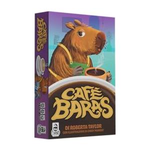Cranio Creations - Cafè Baras - Capibara e Caffeina - Gioco da Tavolo per Famiglie - Età 8+ - Da 2 a 4 Giocatori - Edizione in Lingua Italiana