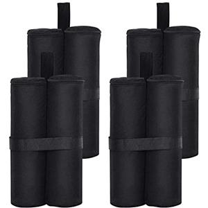 RIOGOO 4 pezzi sacchi di sabbia di peso industriale resistente a doppia cucitura, zavorre pesi, pesi a gamba, per tenda pop up