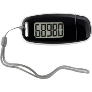 Buxuaaaa Pedometri digitali accurati fitness tracker con clip e cordino semplice contapassi pedometri 3D sport accurato fitness tracker