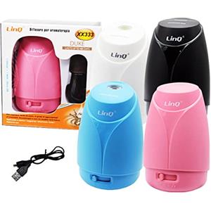 r2digital Diffusore di Oli Essenziali, Profumatore elettrico portatile USB per Ambienti, Aromaterapia (Diffusore)