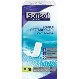S.I.L.C. SpA Pannolone Soffisof Classic Rettangolare Senza Barriera - 30 Pezzi