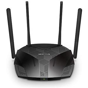 MERCUSYS TP-Link MR80X AX3000Mbps Router WiFi 6 Dual-Band, 4 Porte Gigabit, Larghezza di Banda 160MHz, Access Point WiFi, 4 Antenne ad Alto Guadagno, QoS, WPA3, OFDMA…