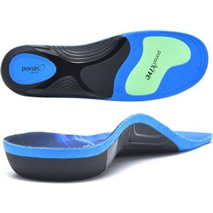GemChve Solette Ortopediche,Plantari per Fascite Plantare,Adatto per Piedi Piatti Supporto per Arco Plantare Solette Ortopedico Scarpe Blue 43-44.5 EU