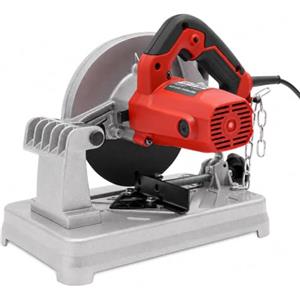 Caskunbsy Troncatrici, 1200 W, smerigliatrice in metallo 5200 giri/min, lama da 185 mm, angolo di taglio 0-45°, rame/alluminio/nylon, per legno e metallo Argento/Rosso/Nero