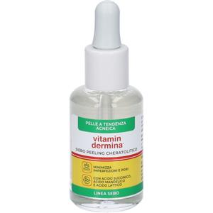 IST.GANASSINI SpA Vitamindermina Sebo Siero Peeling Cheratolitico 30ml per Pelli Grasse e Impure