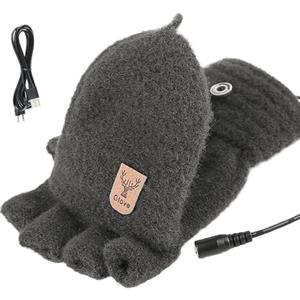 Gungtj Guanti riscaldati da caccia | Guanti elettrici con riscaldamento USB, guanti termici 5 V, per lavoro invernale, giardino, escursionismo, moto, canto, ufficio, rimozione della neve