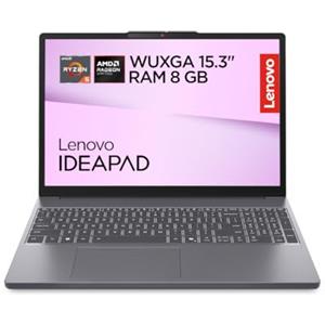 Lenovo IdeaPad Slim 3 Notebook 15.6'' FHD (1920x1080) AMD Ryzen 5, 16GB RAM LPDDR5, 512GB SSD, WiFi 6, Windows 11 Home, Laptop Sottile per Lavoro, Studio e Uso Quotidiano