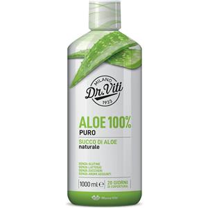 MARCO VITI CONTROLLO DEL PESO E DRENAGGI Dr. Viti Aloe 100% Puro Naturale 1000 Ml Depurativi E Disintossicanti
