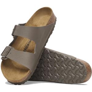 Birkenstock Sandali Birko-flor Arizona Bf Saffiano Gray Mist Calz.S Unisex