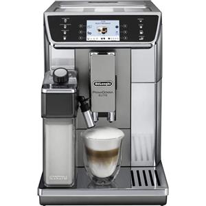 Delonghi Caffettiera con macinacaffè Senza capsule Delonghi PrimaDonna Elite ECAM650.55.MS 2,0000L - Grigio - refurbished