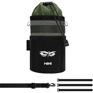 Buxuaaaa Portabottiglie d'acqua Borse per bici da strada Porta tazza Borsa per telaio anteriore Rack Bag Reggisella Cage Holder Durevole Ciclismo Portabottiglie Borse