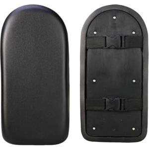 Vibsky Seggiolino posteriore per bicicletta con schienale per mountain bike elettriche, ampio cuscino sella comfort in pelle PU, telaio in acciaio ad alto tenore di carbonio, fibbia a sgancio rapido o