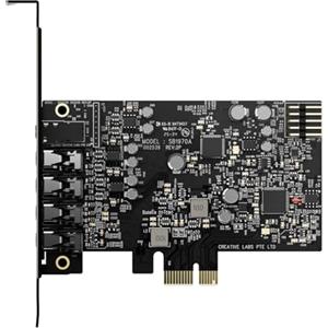 CREATIVE Sound Blaster Audigy FX PRO Hi-RES PCI-e Scheda Audio con 7.1 Surround Premium e Virtuale, e AutoEq per PC