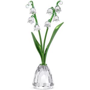 Swarovski Lily of the Valley Florere - Cristallo con 312 sfaccettature, 17,5 cm