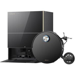 DREAME X60 Pro Ultra Complete, Robot Aspirapolvere e Lavapavimenti, 2 Bracci UltraExtend, 2 Cam IA, Supera Ostacoli 10 cm, 42.000 Pa, Auto-Svuotamento, Auto-Pulizia Mocio 100 °C, 100% Antigroviglio