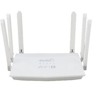 ASHATA Router WiFi 6, 4G 5G CPE LTE Internet Wireless, Router con Slot per Schede SIM e 6 Antenne, 300 Mbps, Collega Fino a 32 Dispositivi, per Casa o Lavoro